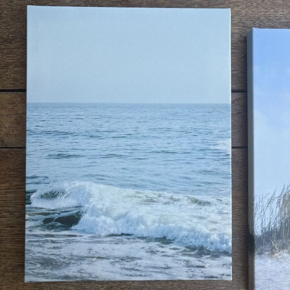 Beach landscape vinyl photo set